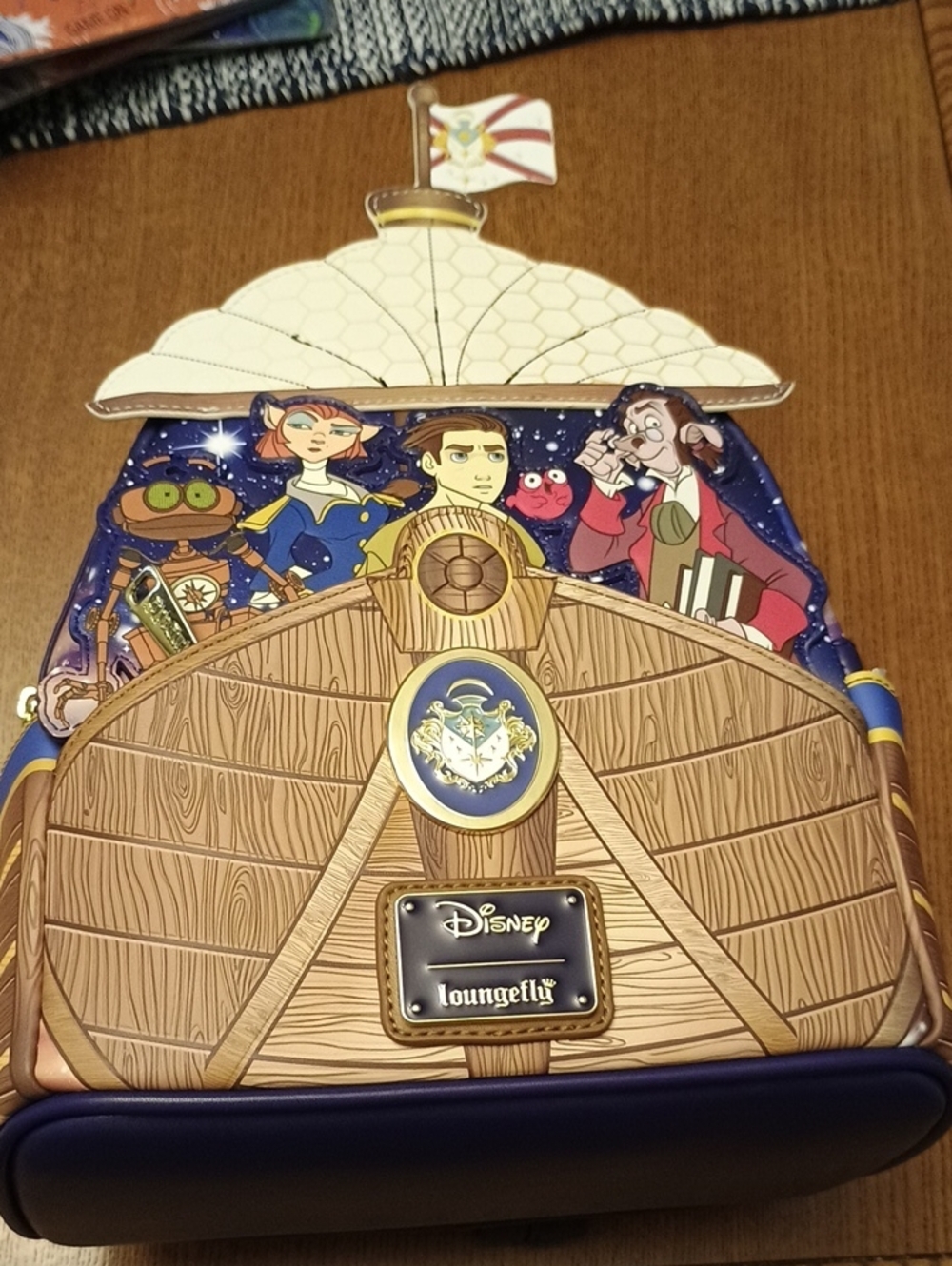 New LOUNGEFLY DISNEY TREASURE PLANET RLS LEGACY Ship  MINI BACKPACK